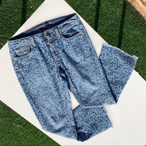 MICHAEL KORS FLARED FLOWER JEANS